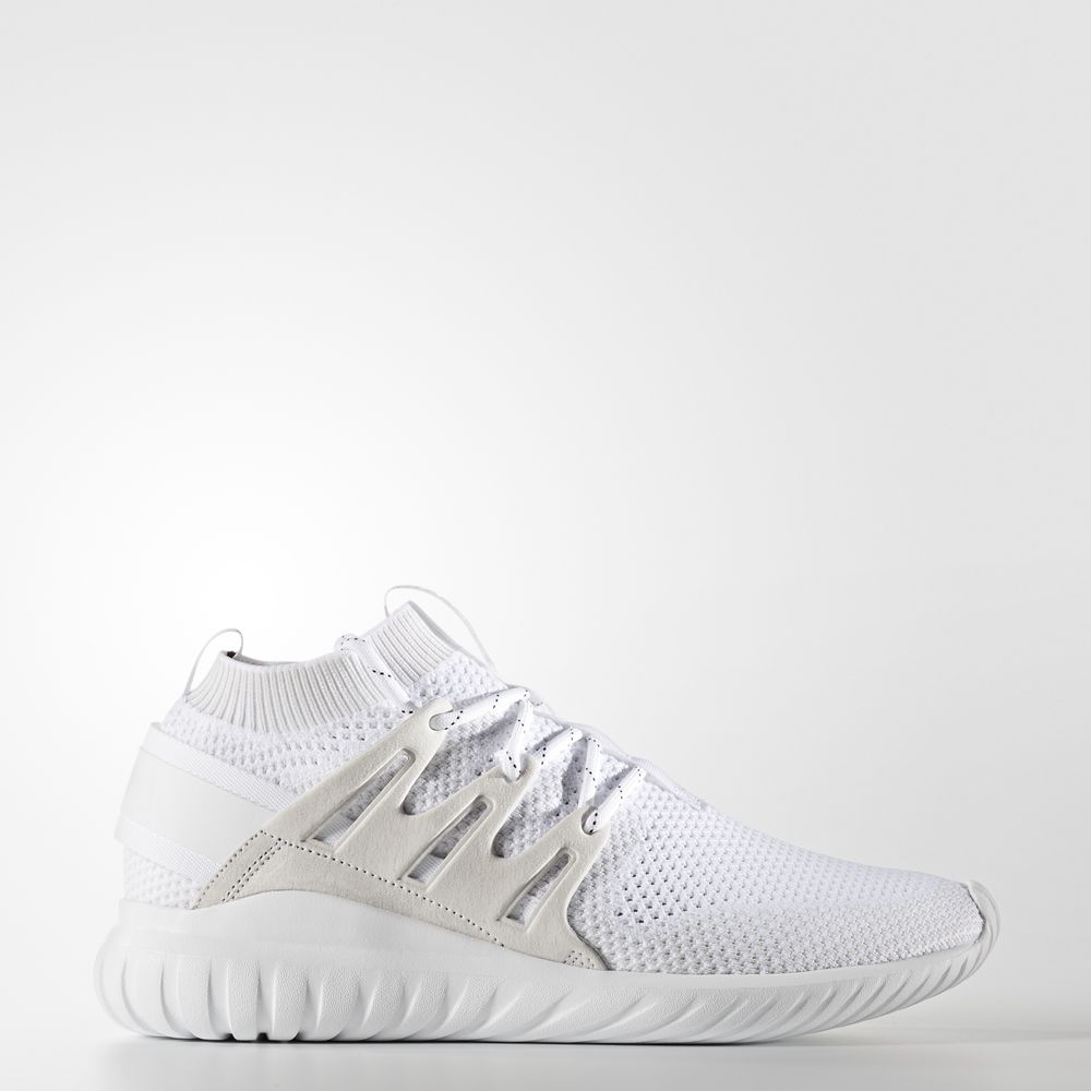 Adidas Tubular Nova Primeknit - Originals ανδρικα - Ασπρα/Ασπρα,Μέγεθος: EU 36 – 54 2/3 (397XNMHT)